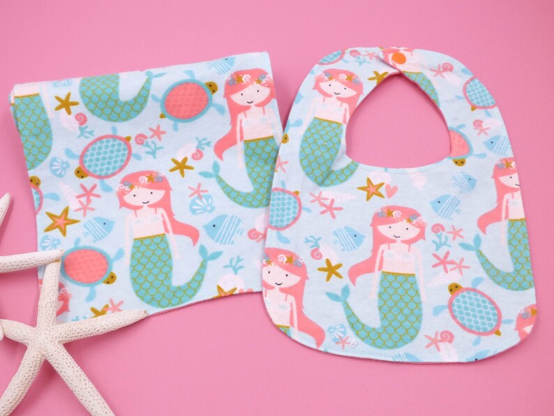 mermaid bib