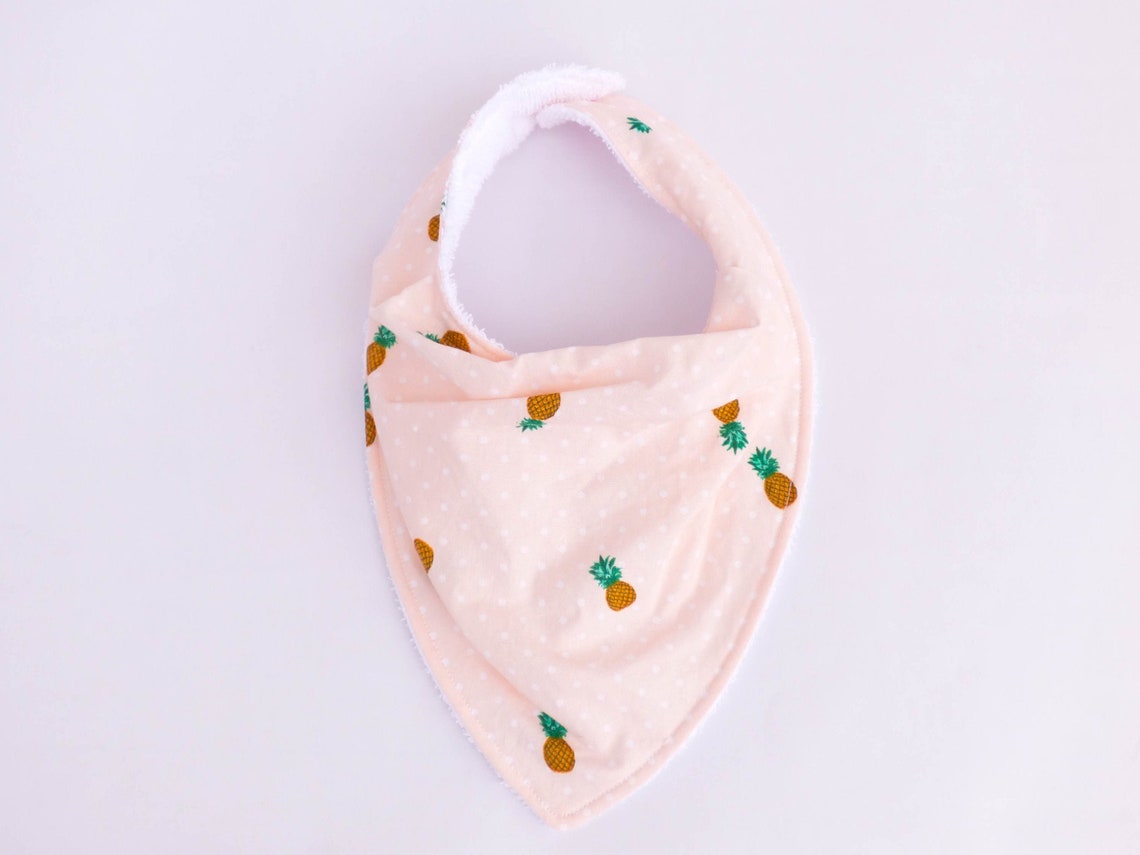Pineapple Baby Bibs Hawaiian Nursery Bandana Bib Pineapple Etsy