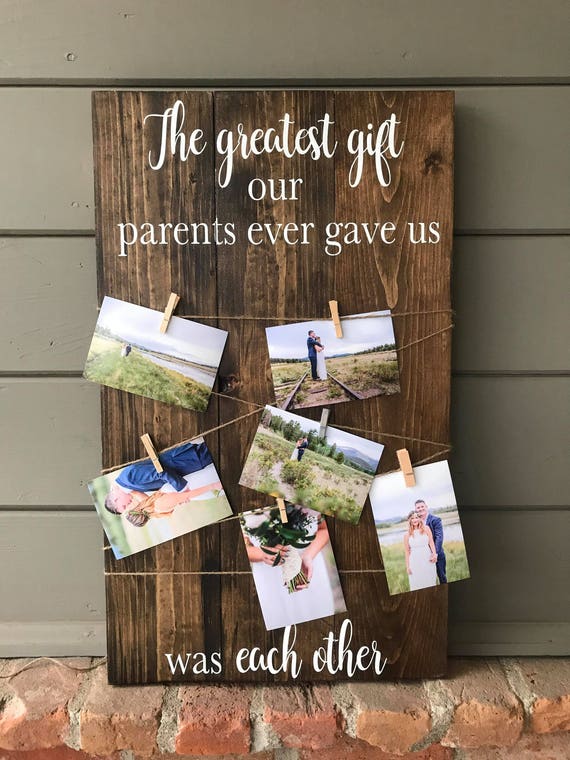 The Greatest Gift Wood Sign Family Mothers Day