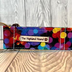 Fishtail Martingale Dog Collar 2&quot; Disco