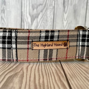 Fishtail Martingale Dog Collar 2&quot; Classic Caramel