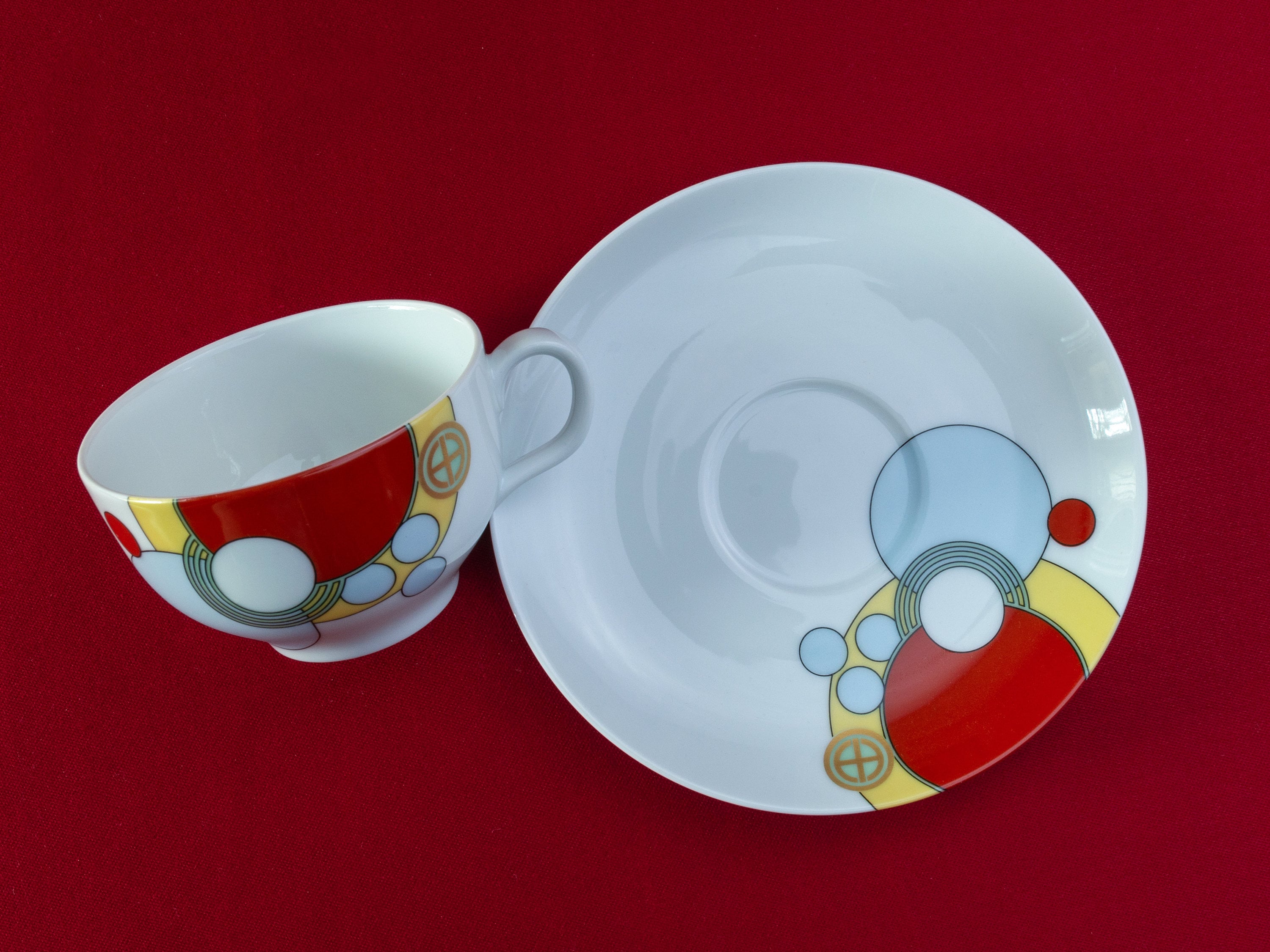 Art Deco Dishes Inspired by the Imperial Hotel, That Was Designed 