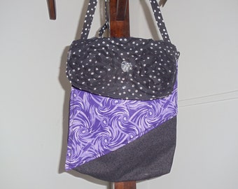 Lacey Rosette Purple Haze Cross Body Bag