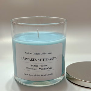 Cupcakes At Tiffany&#39;s Scented Candle: Soy Blend, Butter Toffee