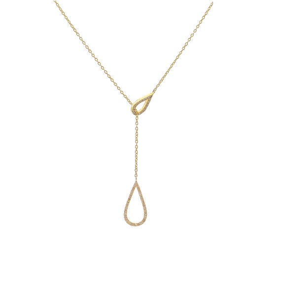 Diamond Lariat Necklace