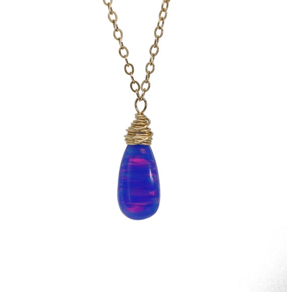 Purple Opal Necklace