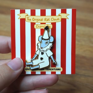 The Original Rat Clown Hard Enamel Pin