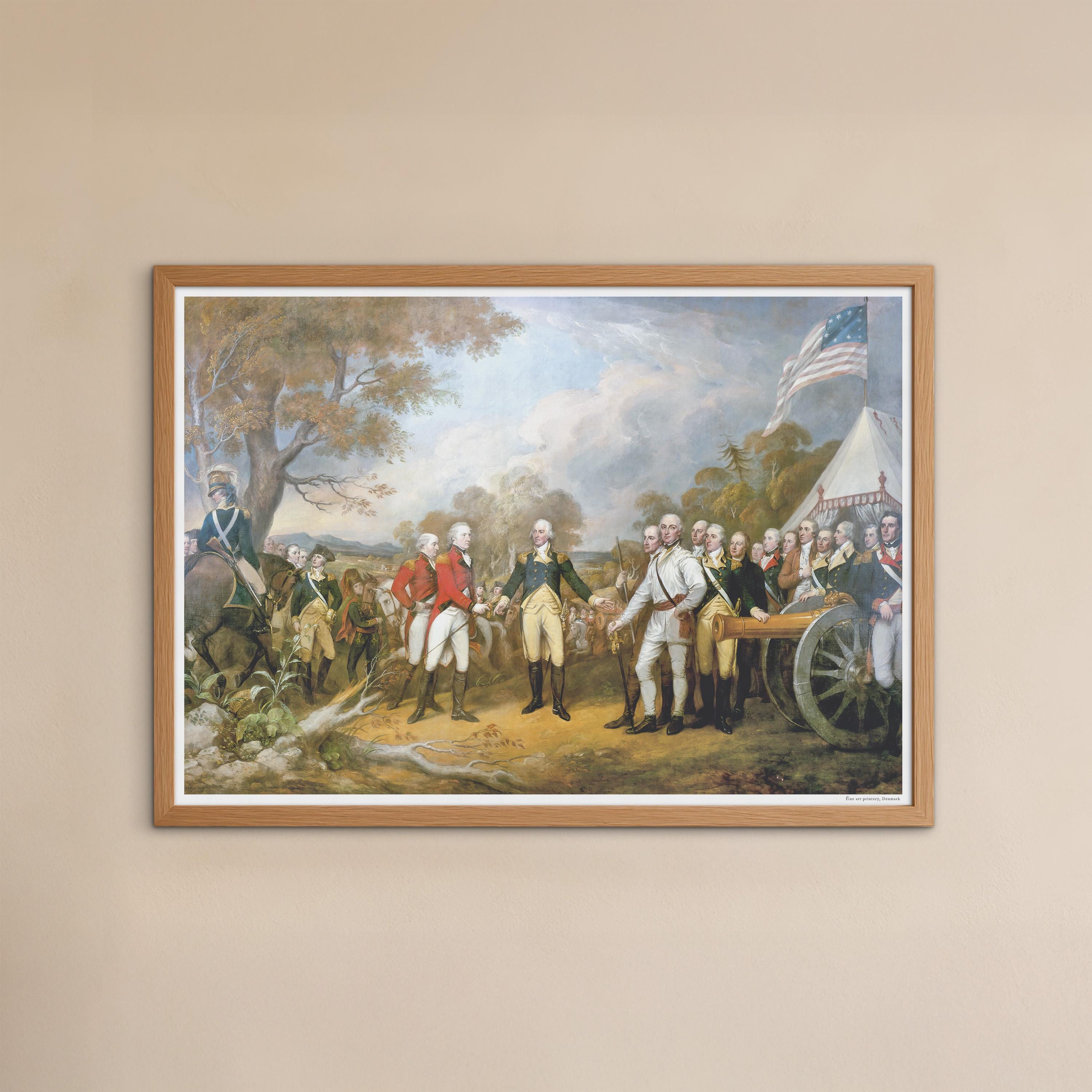 Overgave van generaal Burgoyne in 1777 - kunst Amerikaanse  Onafhankelijkheidsoorlog - Fijne kunst Giclée-replicatie van een schilderij  van John Trumbull - Etsy België, image size:3000x3000