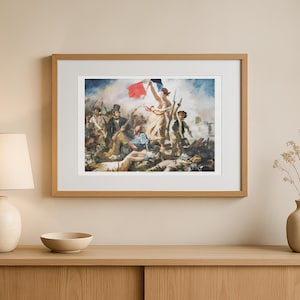 La Liberté guidant le peuple High Quality Poster - Liberty Leading the People - The July Revolution - Second French Revolution