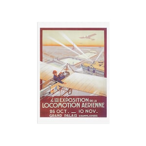 Die 4. Ausstellung der Luftbeweglichkeit, Grand Gebäck, Paris, 1912 - Géo Dorival - Old Air zeigen Werbung