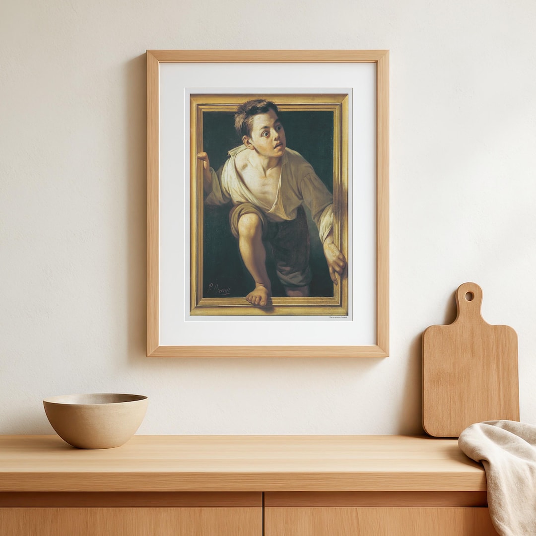 Escaping Criticism by Pere Borrell Del Caso - 1874 Trompe-l'œil Fine ...