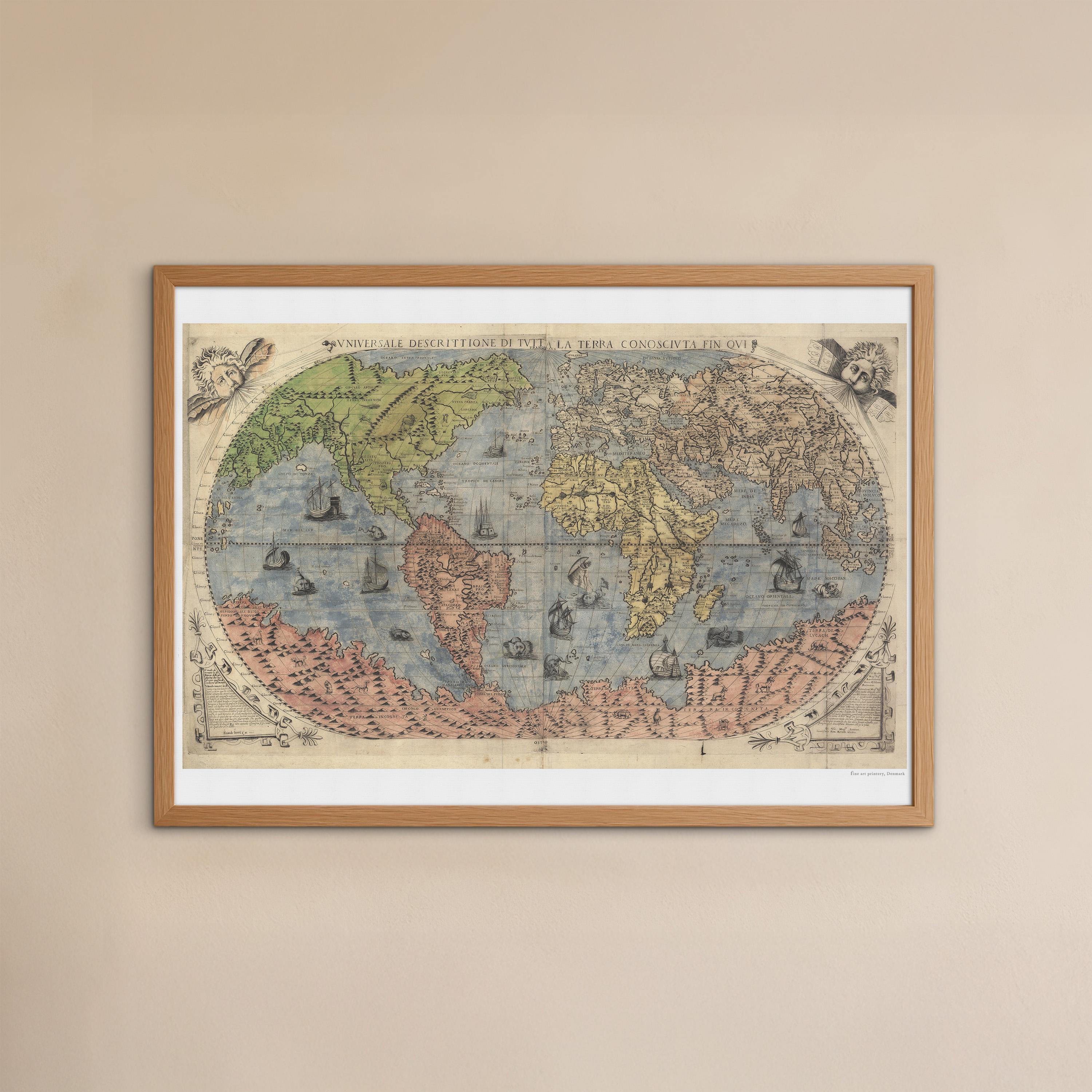 Medieval World Map Renaissance Map Of The World Replica Of Old Map medieval-world-map-renaissance-map-of-the-world-replica-of-old-map