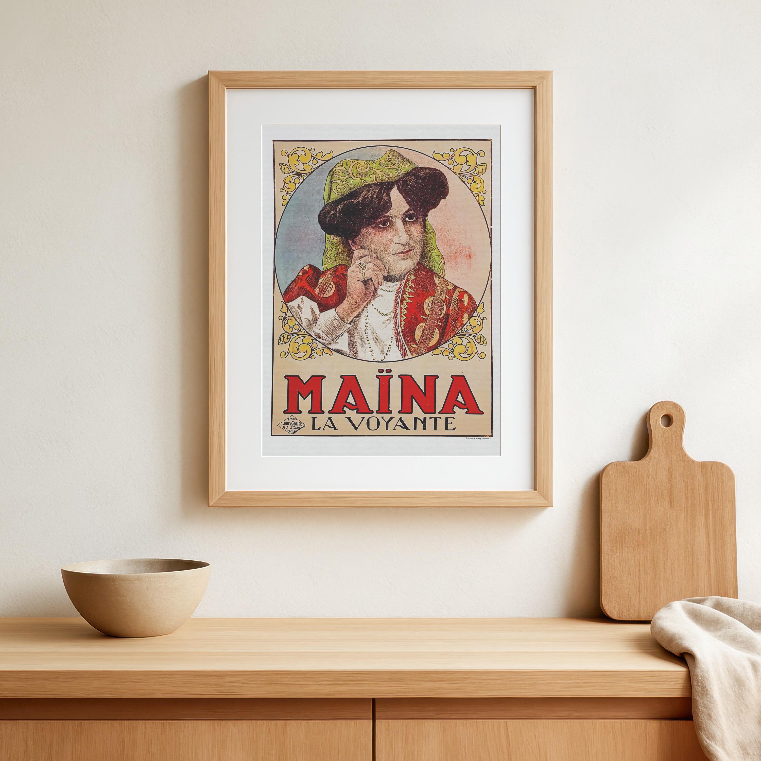 Poster From Friends TV Show, Maïna La Voyante / Maina the