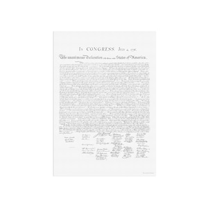 United States Declaration of Independence - Replica - Historical American Document - American History - US War History - Freedom