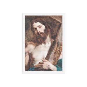 Cristo che porta la croce - Anthony van Dyck - Stampa Giclée d&#39;arte del dipinto di Gesù Cristo - Cristo Portacroce - Le Portement de croix