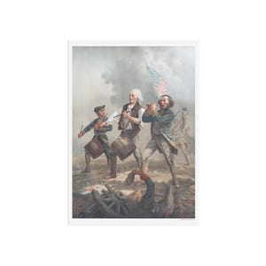 The Spirit of 76 - Yankee Doodle - Oorlog van 1812 - Tweede onafhankelijkheidsoorlog - exclusieve kunstreproductie