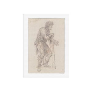 Leonardo da Vinci’s Costume Study of a Prisoner - Renaissance Sketch Art Print - Historical Art for Timeless Decor