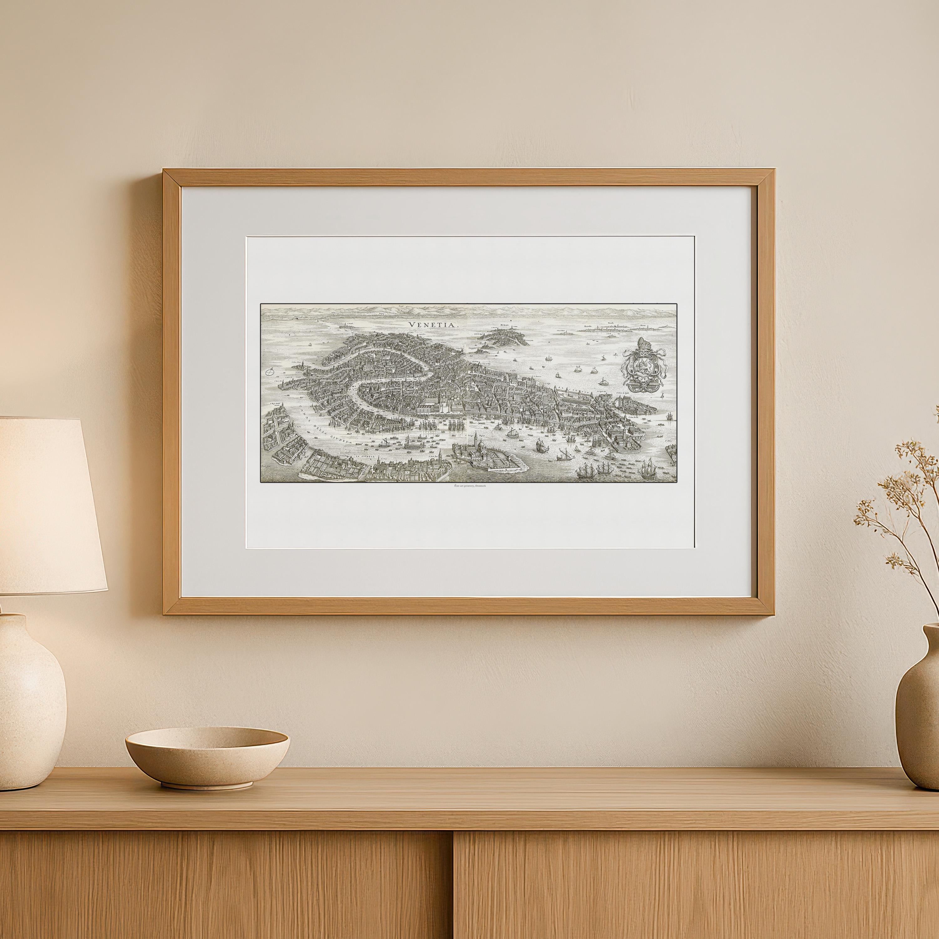 古いベニス イタリアの地図 - Etsy 日本