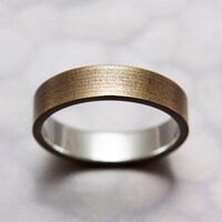 Bronze Wedding Band Etsy