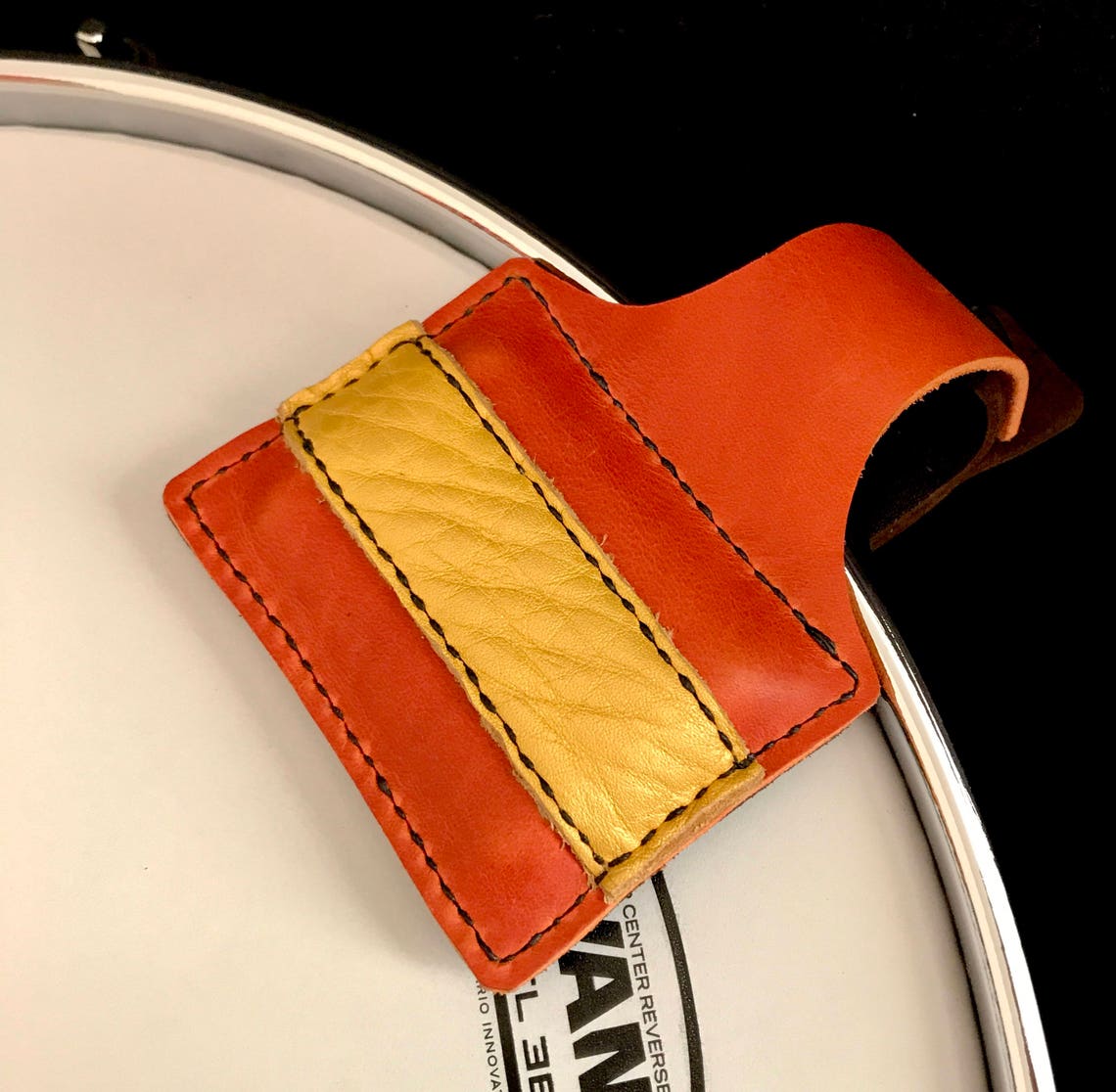 Handmade Leather Snare Drum Damper Custom Snare Muffler Etsy