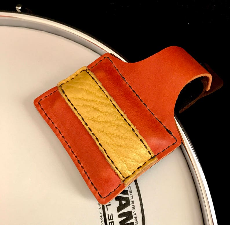 Handmade Leather Snare Drum Damper Custom Snare Muffler Etsy