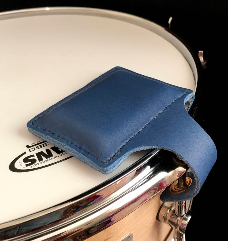 Handmade Leather Snare Drum Damper Custom Snare Muffler Etsy