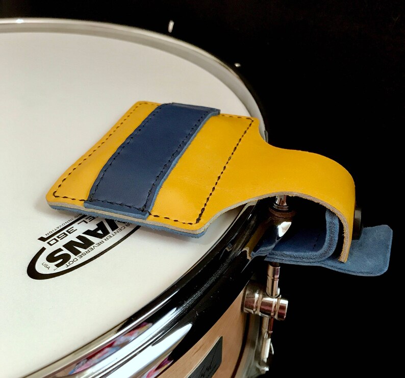 Handmade Leather Snare Drum Damper Custom Snare Muffler Etsy