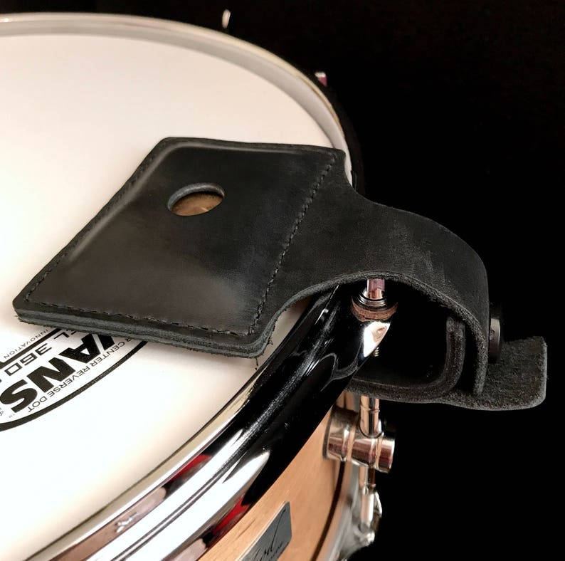 Handmade Leather Snare Drum Damper Custom Snare Muffler Etsy