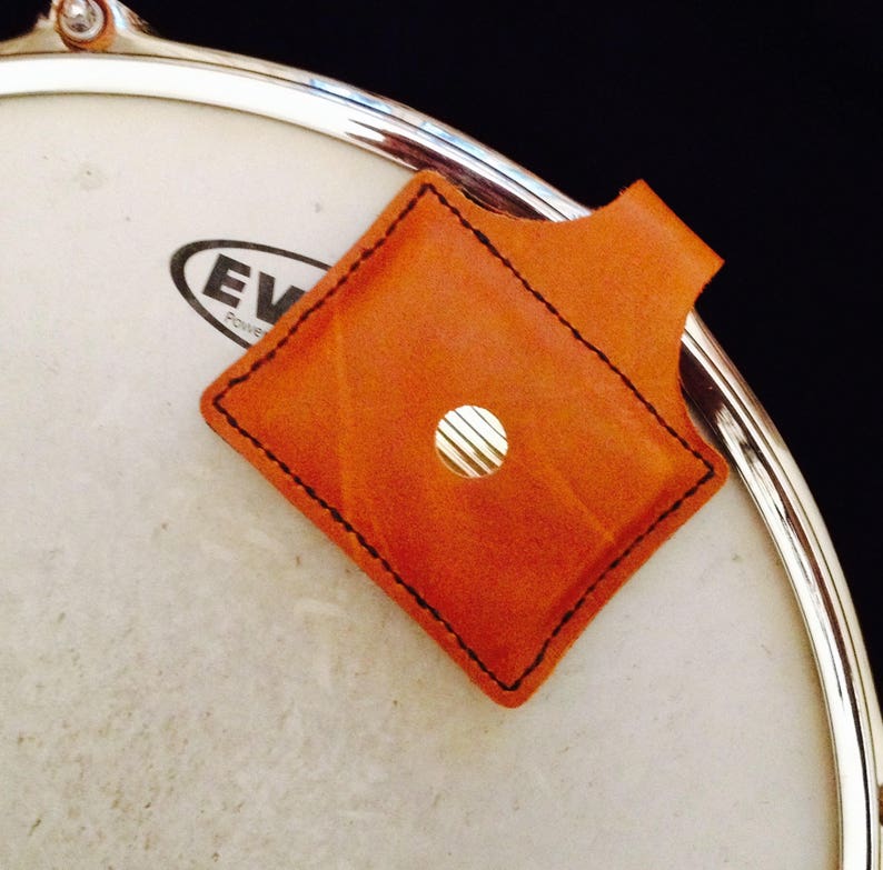 Handmade Leather Snare Drum Damper Custom Snare Muffler Etsy