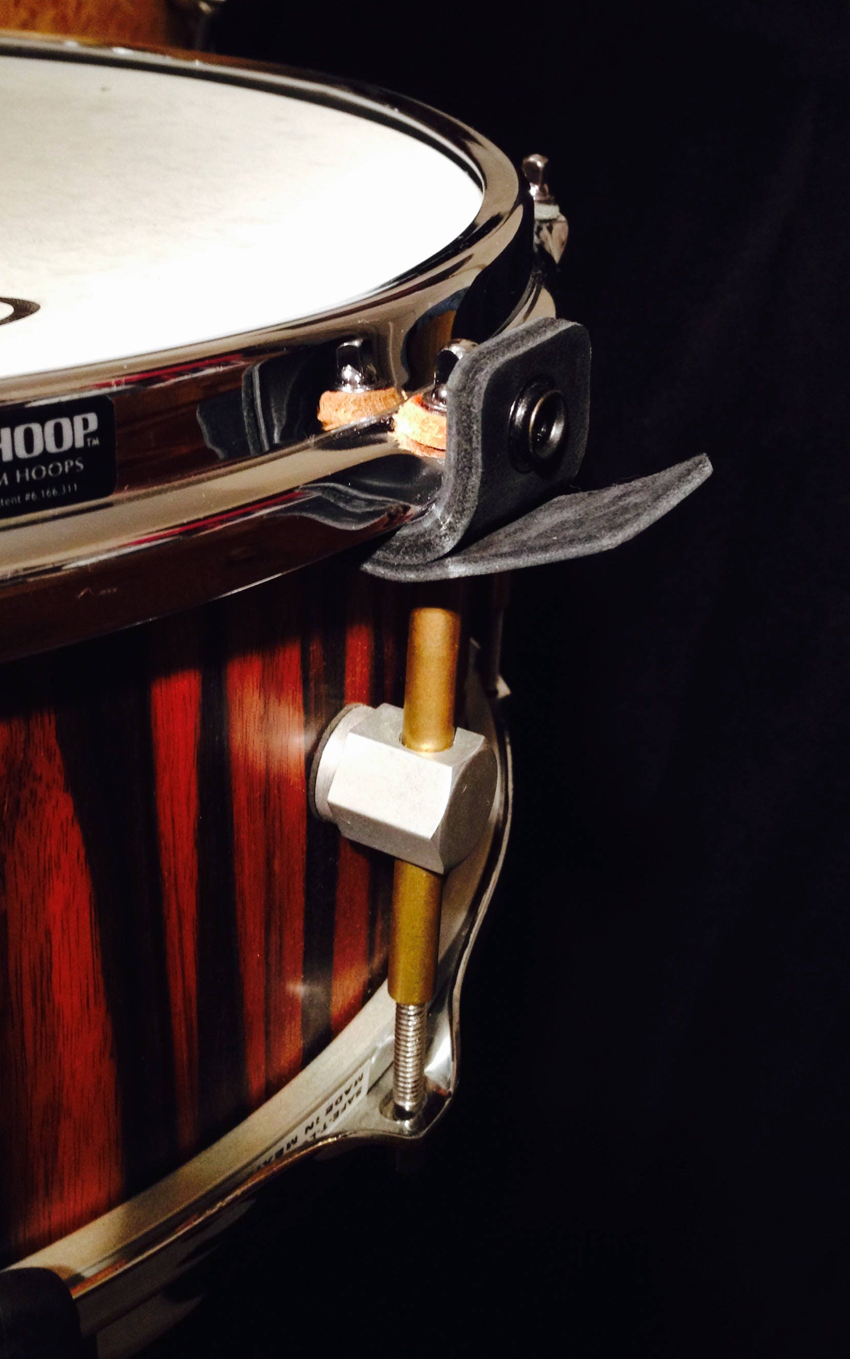 Handmade Leather Snare Drum Damper custom snare muffler Etsy