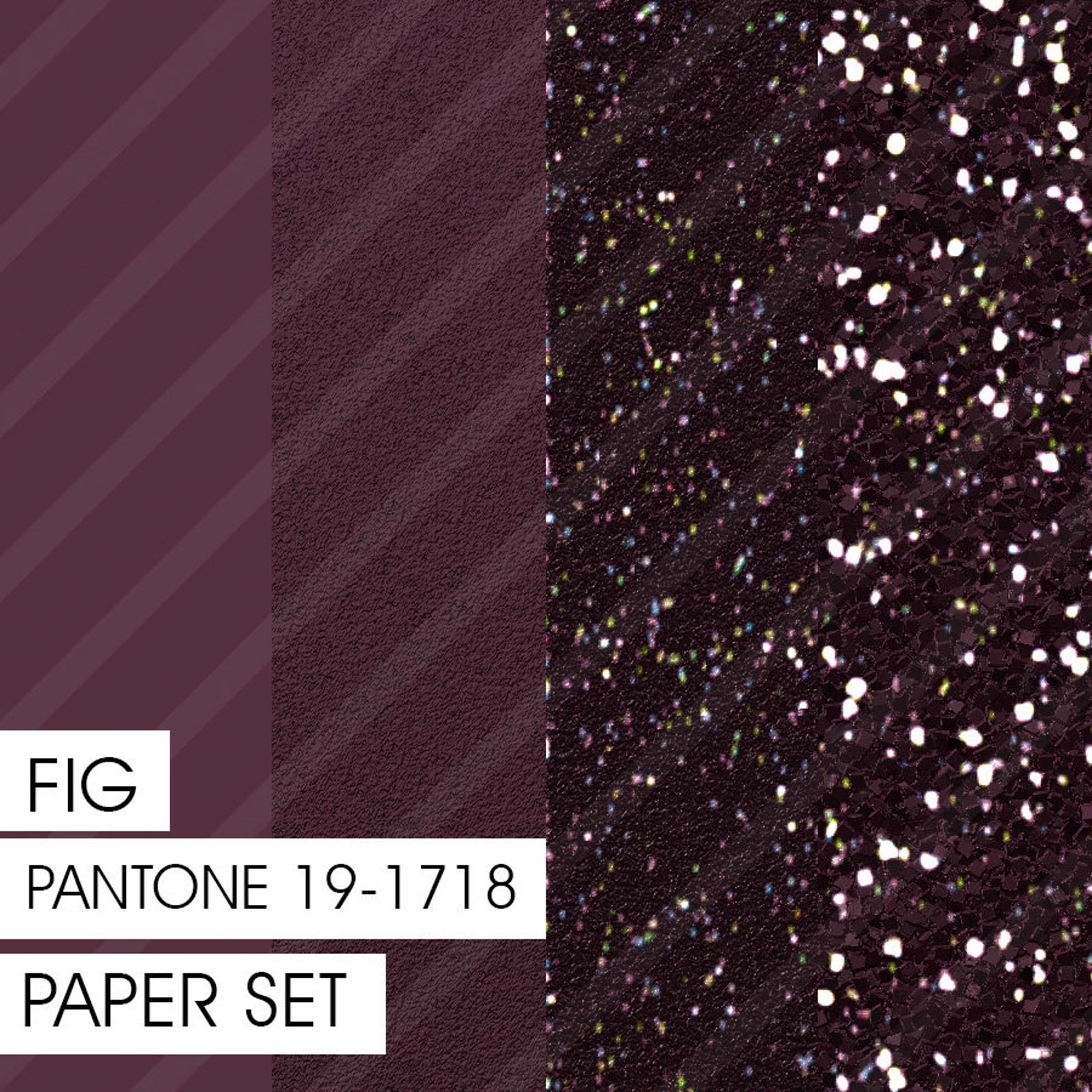 PANTONE Fig 191718 SPRING 2016 Color Pairings Set 01 Etsy