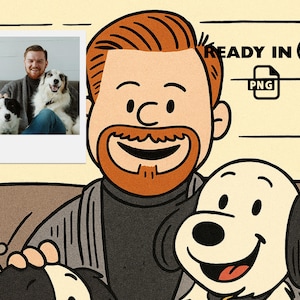 Get Peanuts-ified! Custom Snoopy & Peanuts Style Portrait from Your Photo