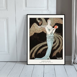 Vintage Evening Dress Printable Wall art - Instant download