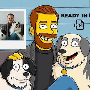 Get Simpsonized! Custom Yellow Cartoon Portrait from Your Photo