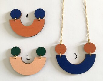 アクセサリー seya handmade wooden necklace Necklace, Wood