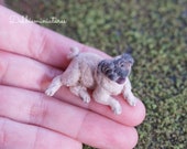 Dollhouse Miniature Dog Pet Animal in 1:12th Scale "Ollie"