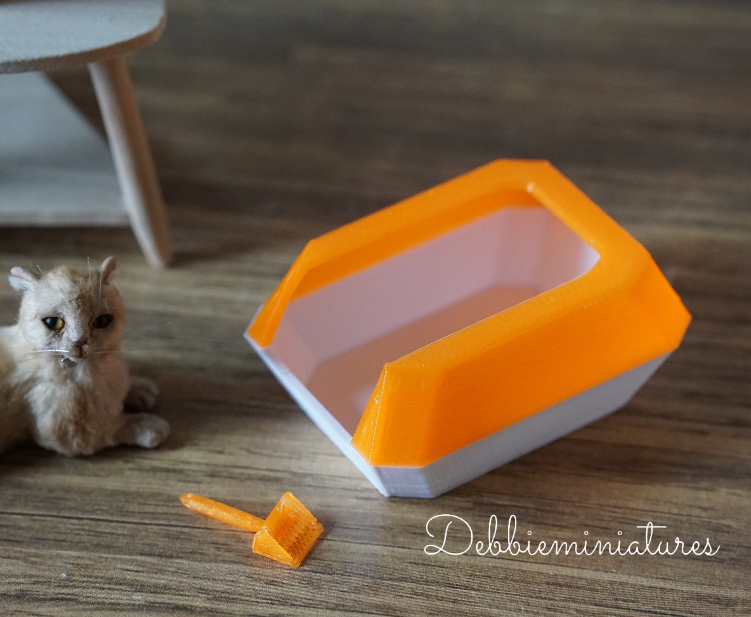 Dollhouse Miniature 1:12th Scale Cat Animal Pet Litter Tray | Etsy