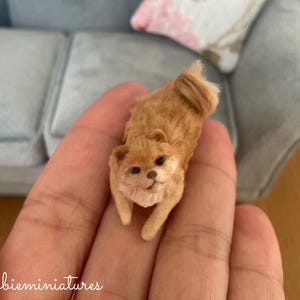 Dollhouse Miniature Dog Pet Animal in 1:12th Scale &quot;Kyoto&quot;
