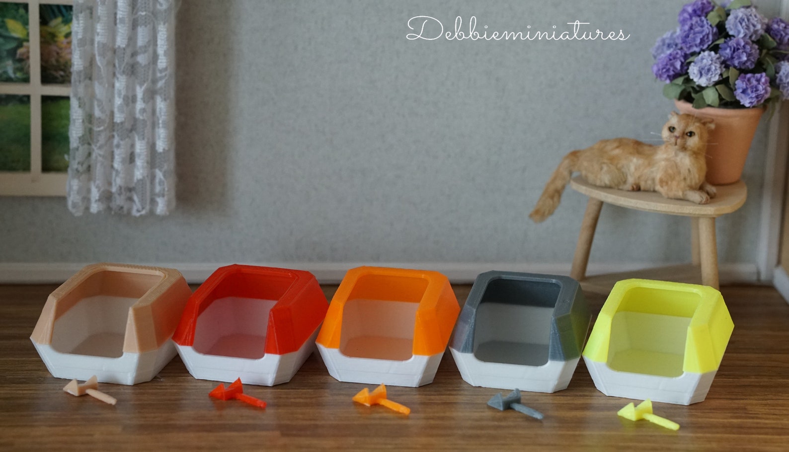Dollhouse Cat Litter Printable
