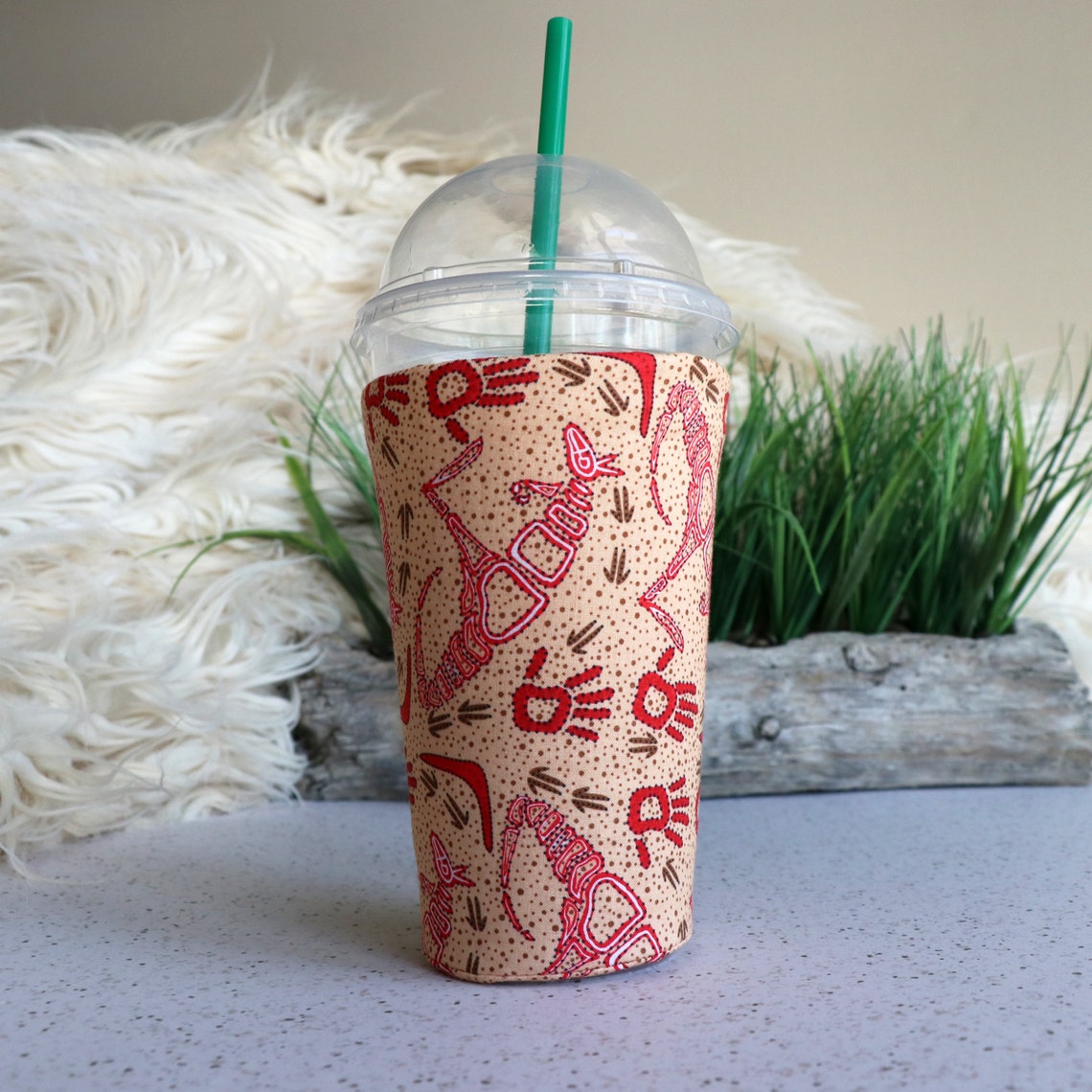 Iced Coffee Cozy Iced Coffee Sleeve Coffee Cup Cozy Etsy