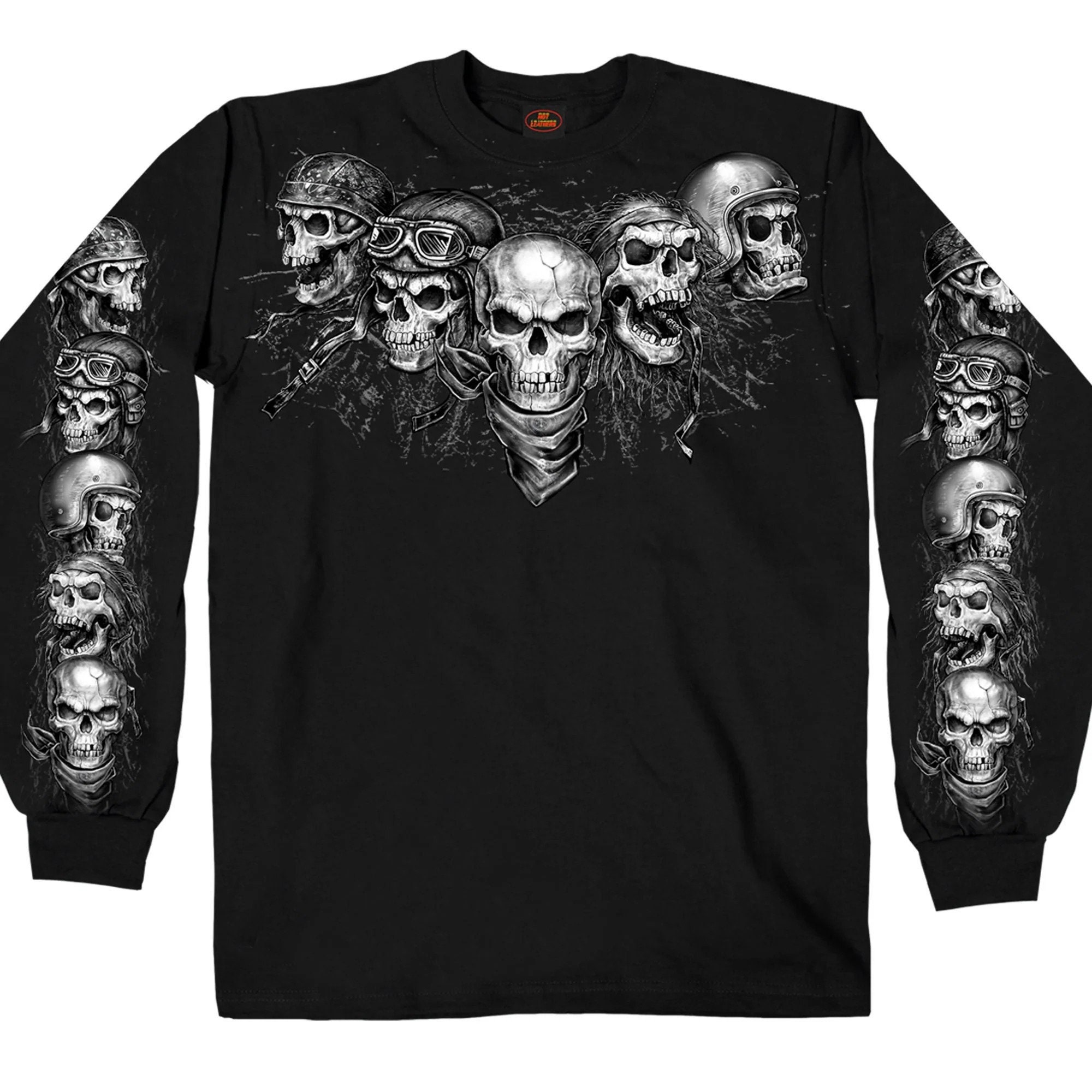 mens shirts with skulls on them