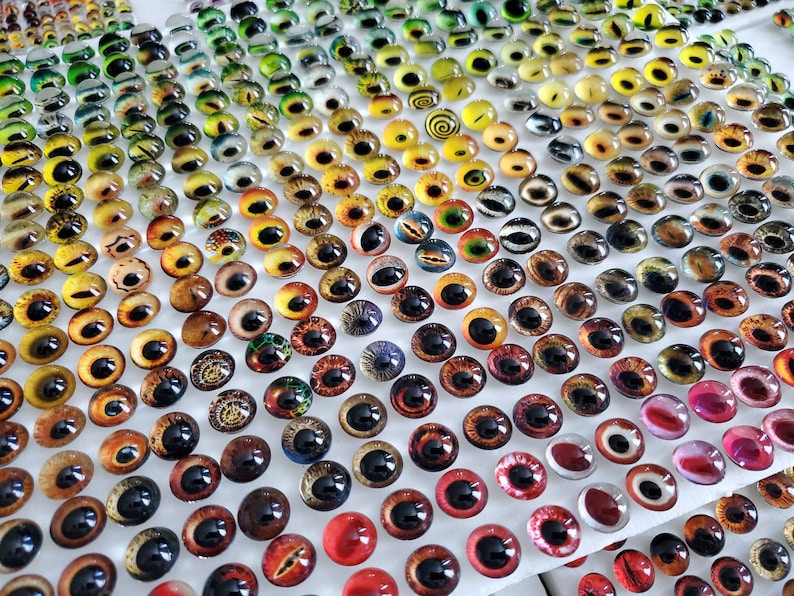 Glass Eyes for Taxidermy & Stuffed Animal Toy Making Narrow Etsy