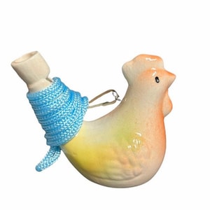 Various Chirping Bird Ceramic Water Whistle Toy Fun For Kids or Home Decor (more birds in my other listings)