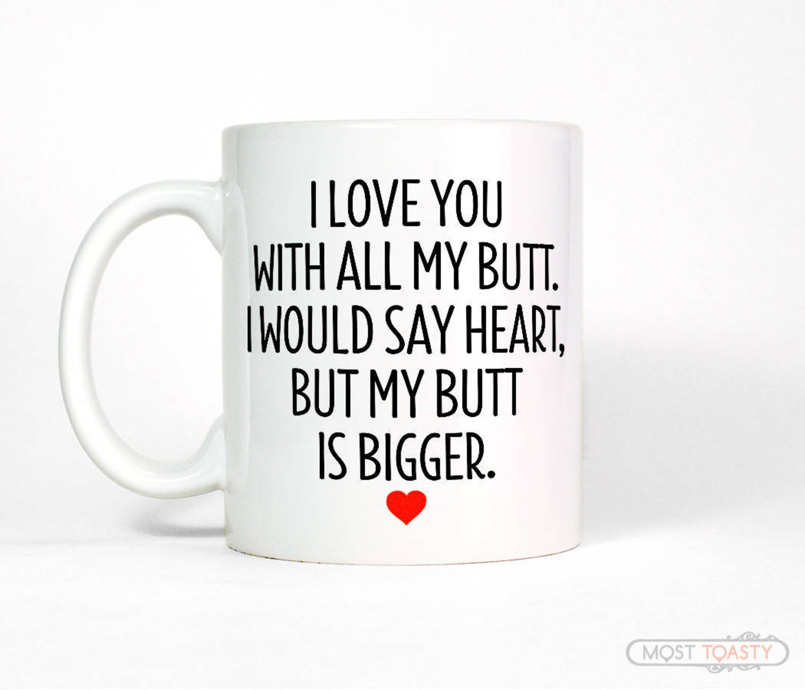 Funny Gift for Him Love You With All My Butt Coffee Mug Sexy Etsy