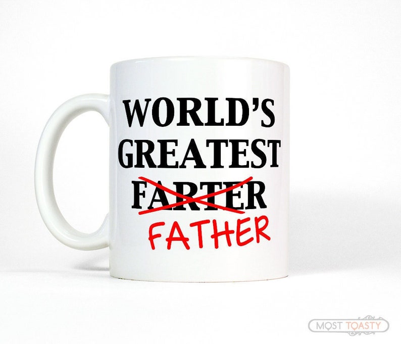 Worlds greatest father dad mug dad christmas gift from daughter or son funny dad gift 