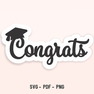 Congrats SVG | Graduation cutfile