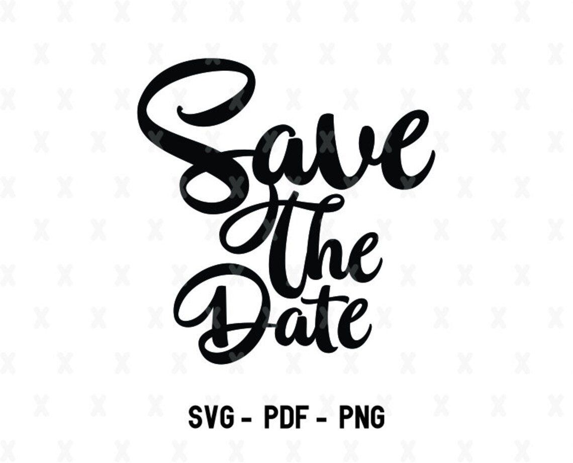 Free Free 86 Wedding Date Svg SVG PNG EPS DXF File