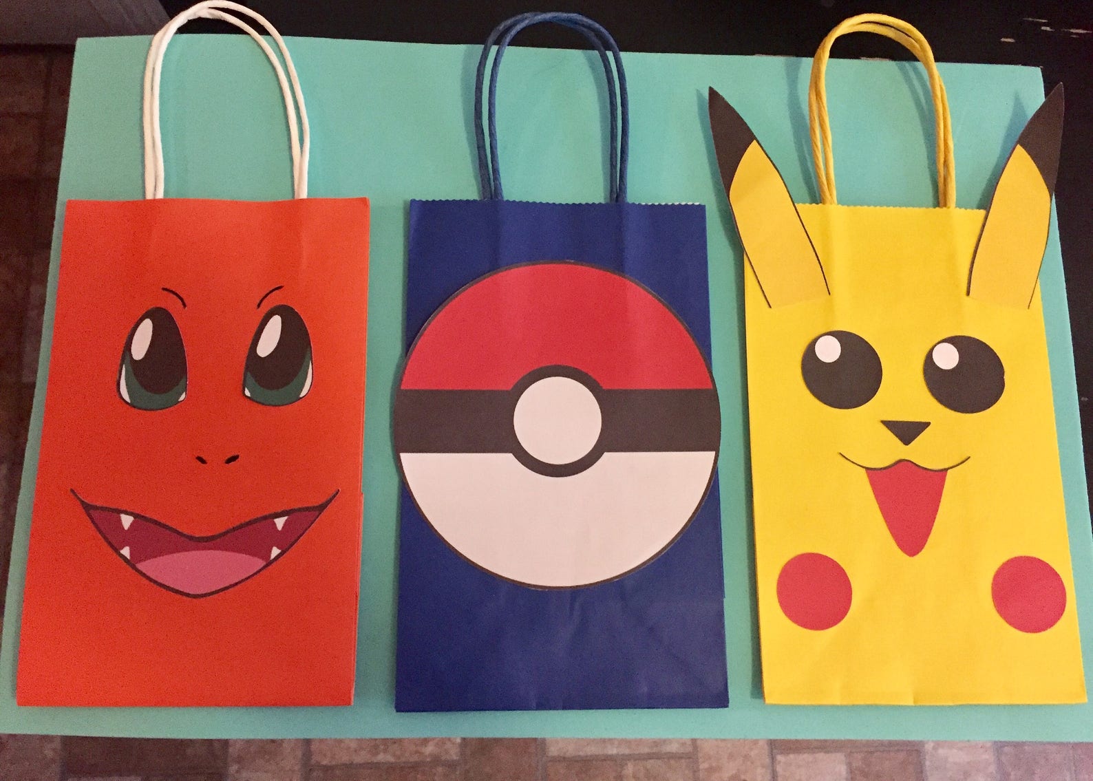 Pokemon Favor Bags ELECTRONIC DOWNLOAD ONLY Etsy