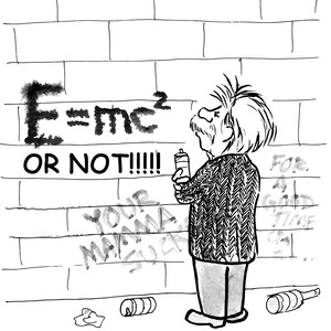 Albert Einstein Funny Wall Art Download and Print