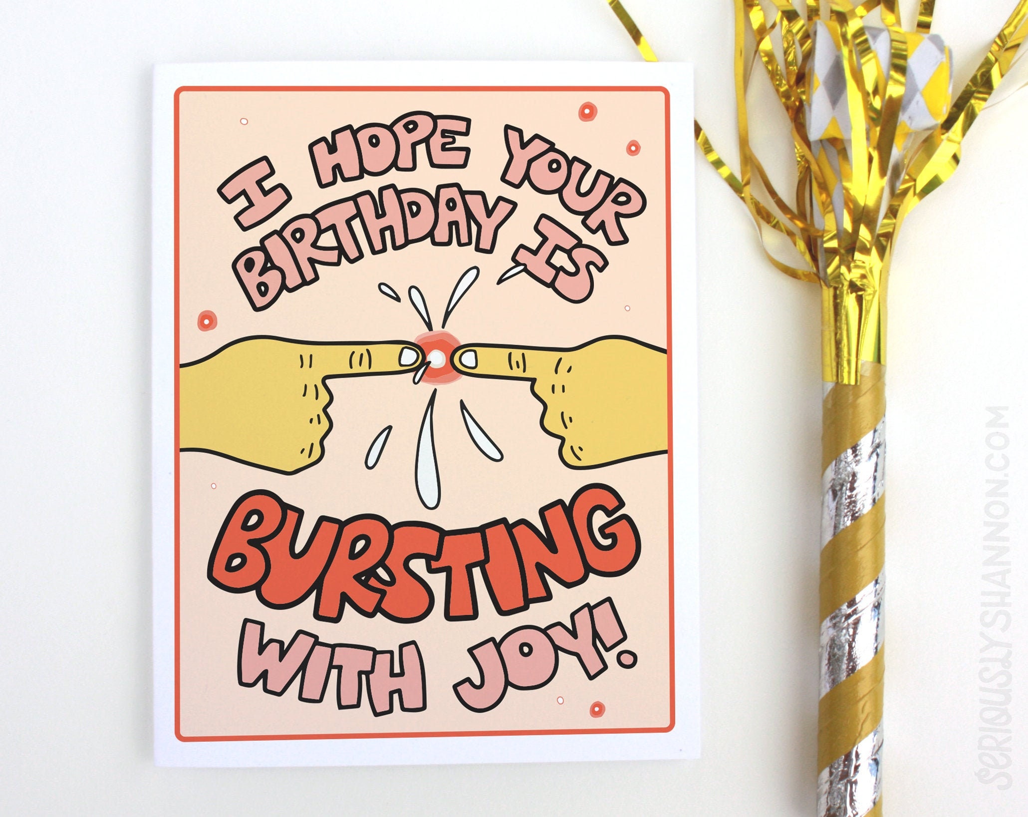 Funny Birthday Card Pimple Popping Card Pimple Popper Funny Etsy